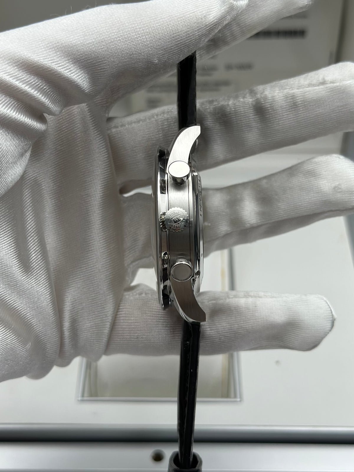IWC White Automatic (self-winding) watch