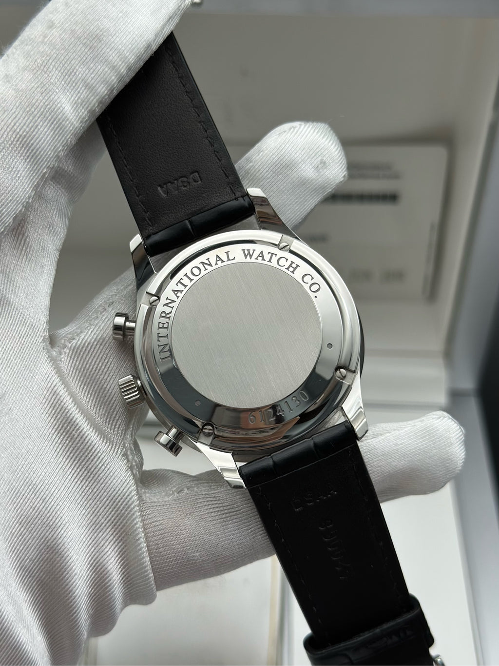IWC White Automatic (self-winding) watch