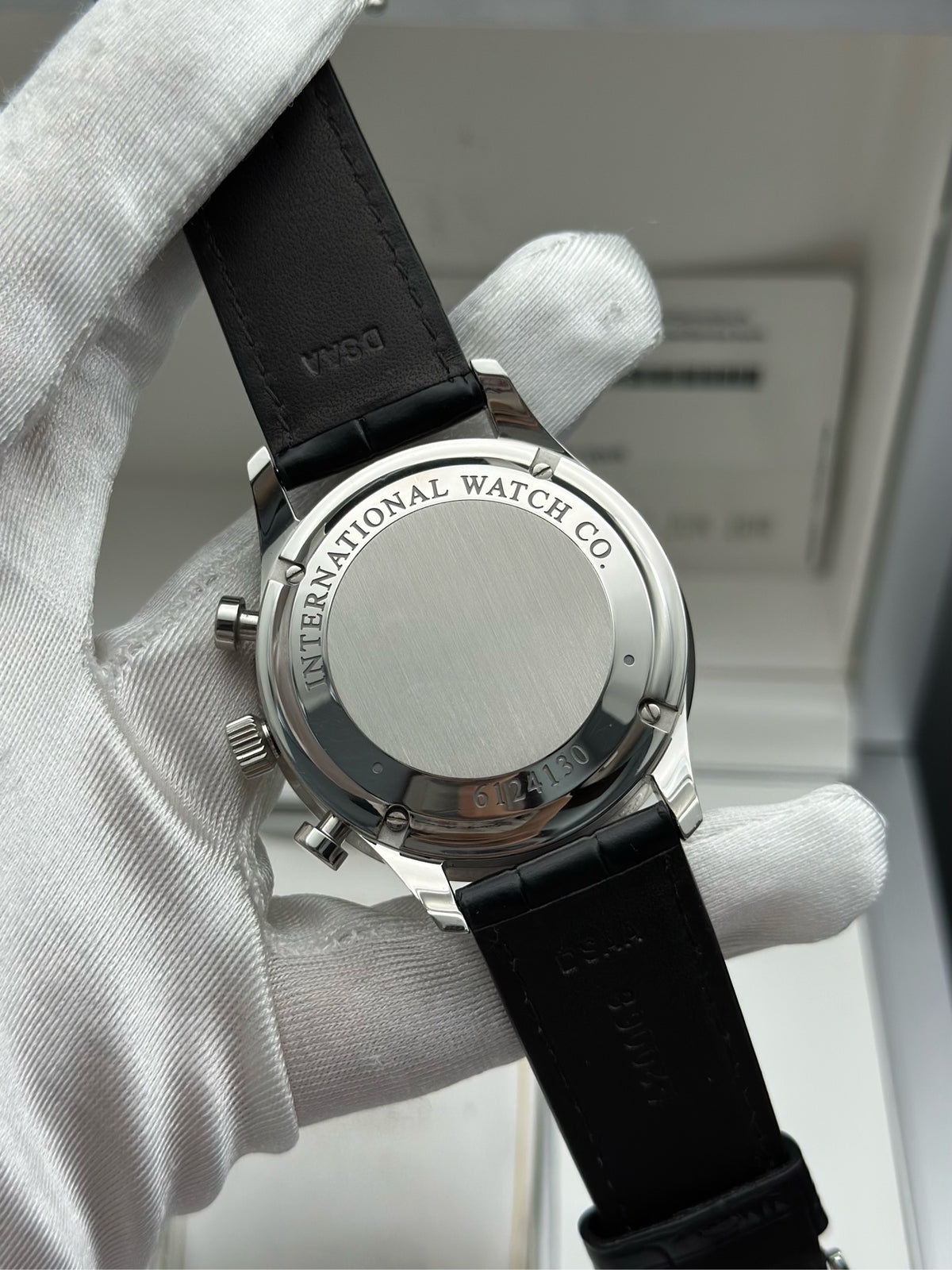 IWC White Automatic (self-winding) watch
