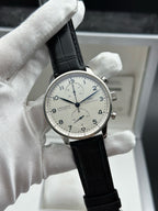 IWC White Automatic (self-winding) watch