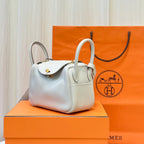 Hermes Lindy II Mini Handbag Crossbody 19 cm long x 13 cm deep x 9.5 cm wide H085956CK3Q