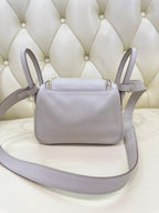 Hermes Lindy II Mini Handbag Crossbody 19 cm long x 13 cm deep x 9.5 cm wide H085956CK3Q