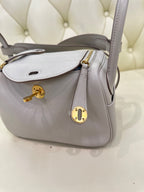 Hermes Lindy II Mini Handbag Crossbody 19 cm long x 13 cm deep x 9.5 cm wide H085956CK3Q