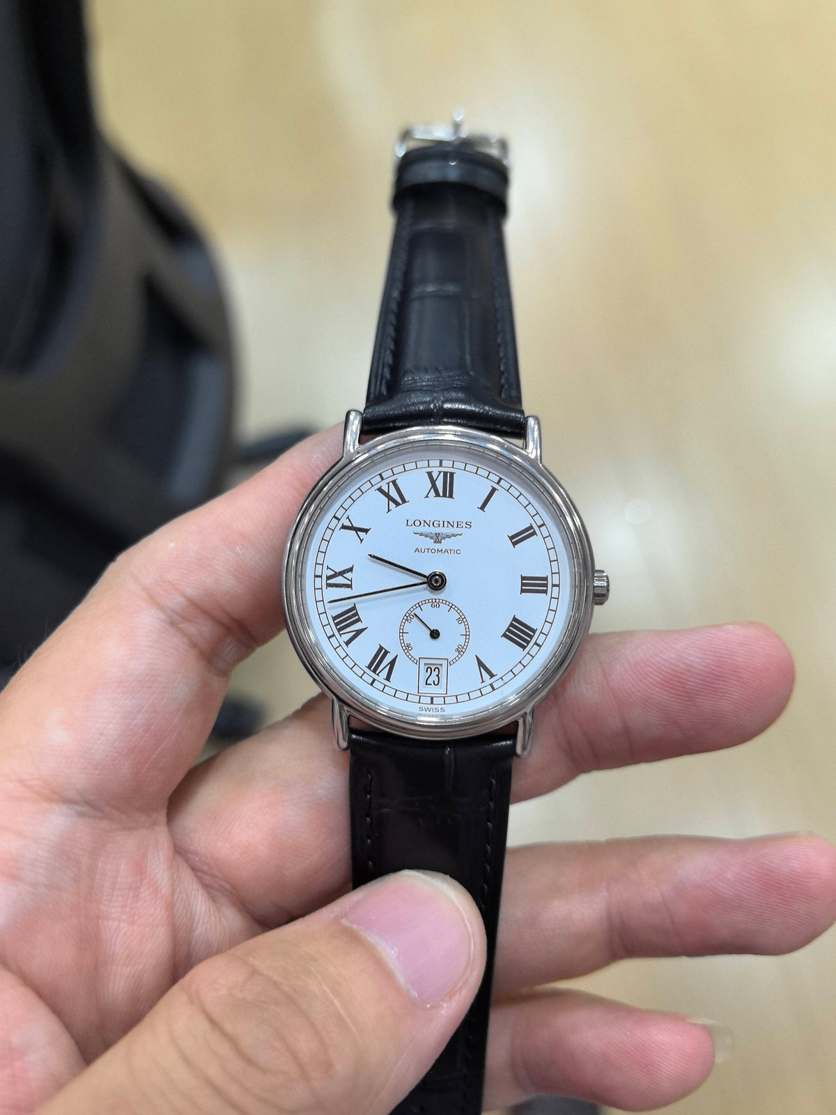 Longines Classic Automatic (self-winding) watch 34.5 millimeters L4.804.4.11.2