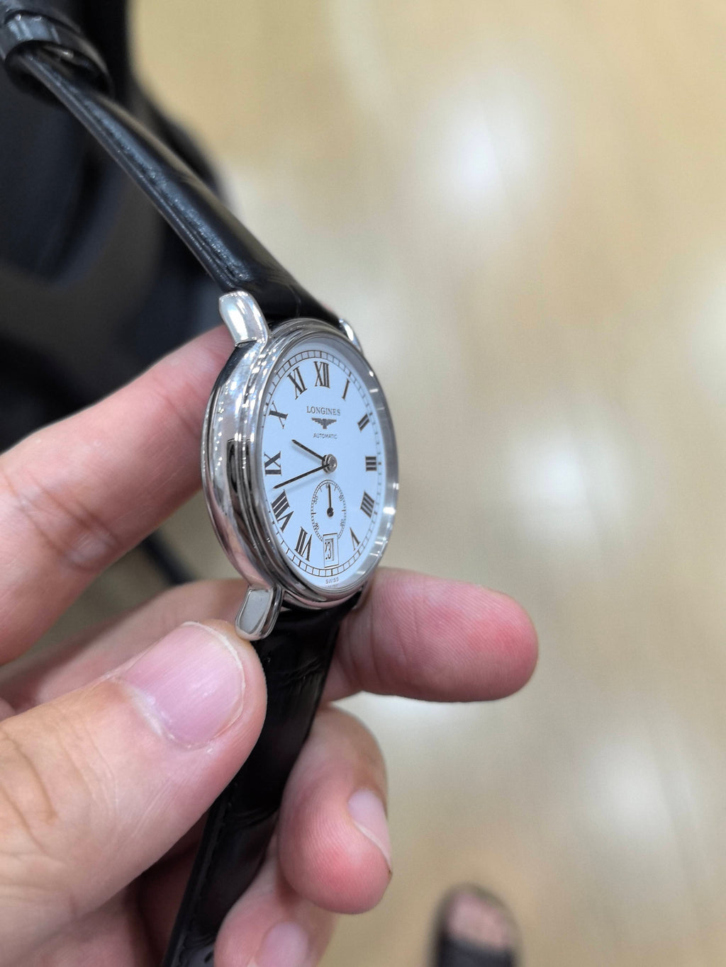 Longines Classic Automatic (self-winding) watch 34.5 millimeters L4.804.4.11.2