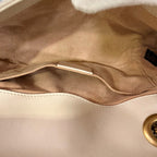 Gucci GG Marmont Collection White Crossbody 22 cm (width) x 13 cm (height) x 6 cm (depth) 446744 DTDIT 9022