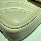 Gucci GG Marmont Collection White Crossbody 22 cm (width) x 13 cm (height) x 6 cm (depth) 446744 DTDIT 9022