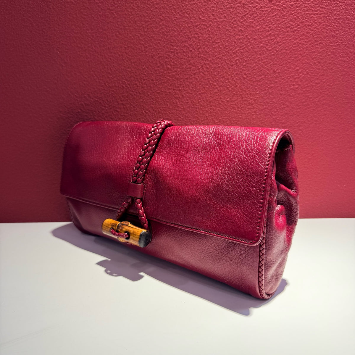 Gucci Red Clutch