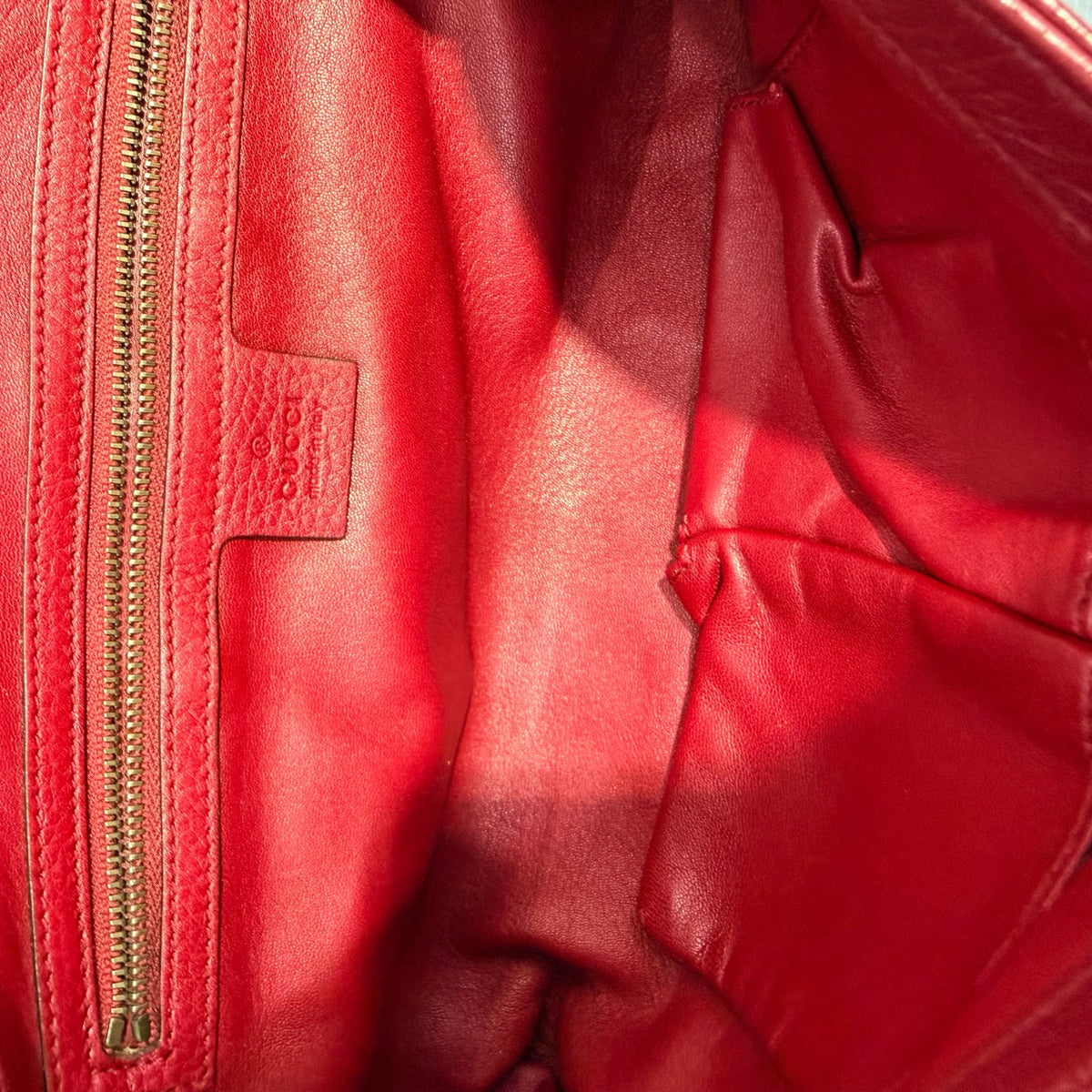 Gucci Red Clutch