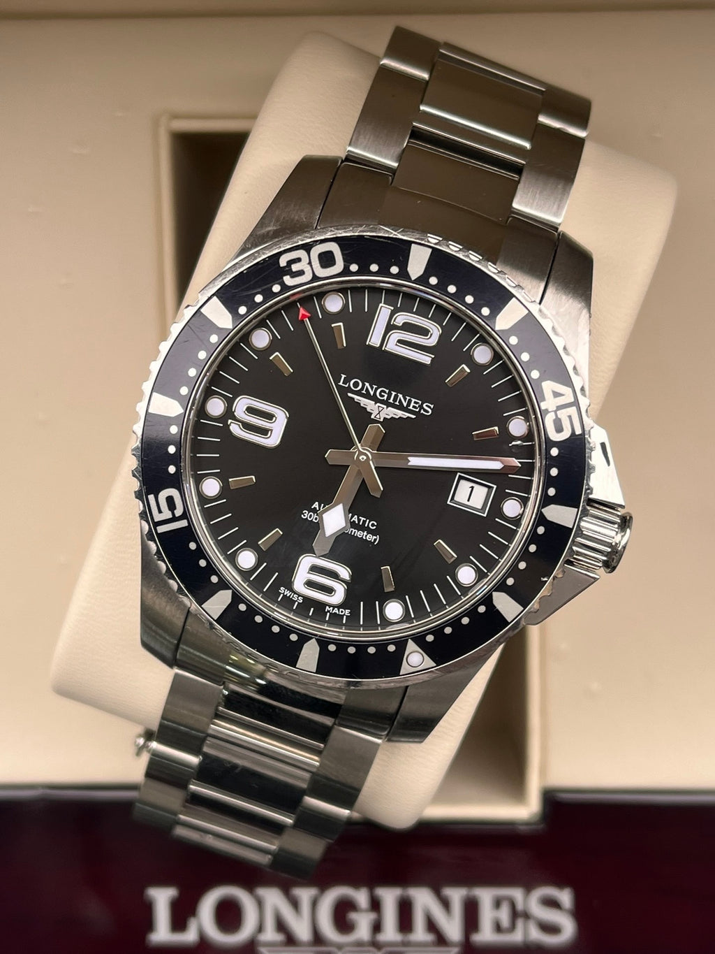 Longines Conquest Diving Collection Black Mechanical watch 41.00mm L3.742.4.56.6