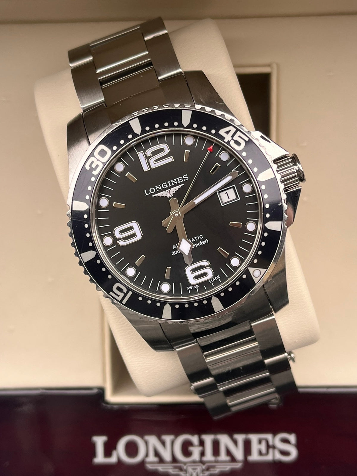 Longines Conquest Diving Collection Black Mechanical watch 41.00mm L3.742.4.56.6