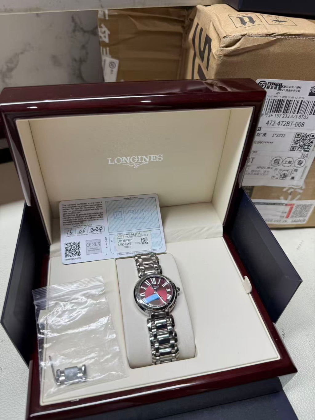 Longines Longines Heart Moon Collection Quartz watch 30.50mm L8.115.4.92.6