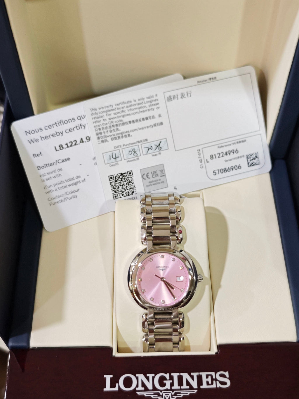 Longines Longines Heart Moon Collection Quartz watch 30.00mm L8.122.4.99.6