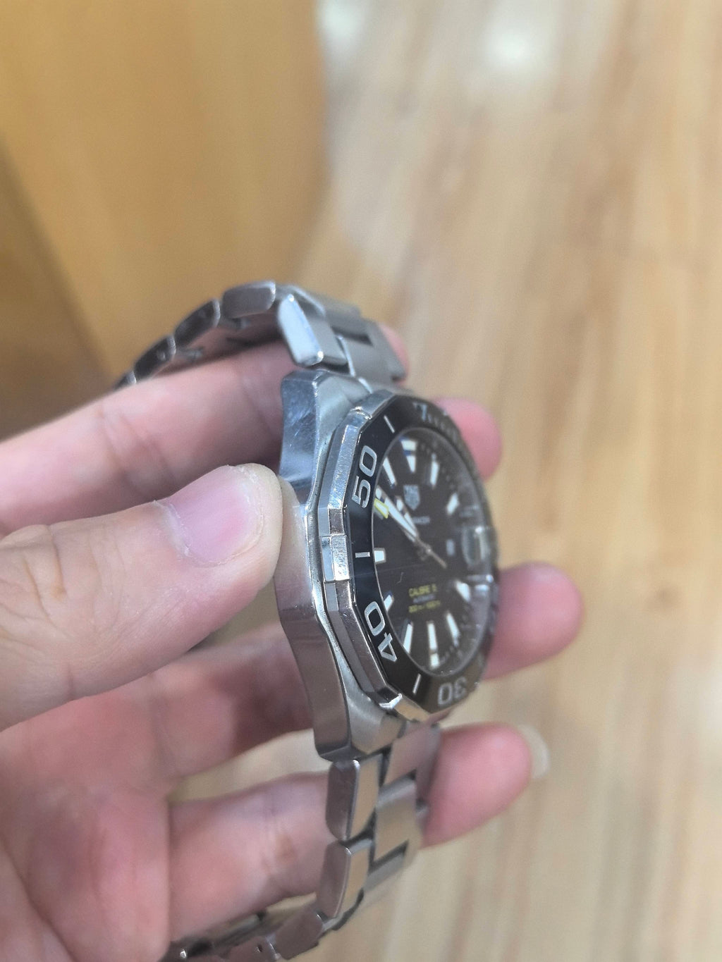TAG Heuer Competitive potential Black Automatic (self-winding) watch 43 millimeters WAY201A.BA0927