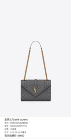 Saint laurent Monogram envelope bag Leather 24 x 17.5 x 6 cm 600185BOW971112