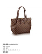 Louis Vuitton Leather Length 25 x Width 14.5 x Height 23 cm N41102