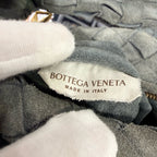 Bottega Veneta Alcantara Blue Satchel