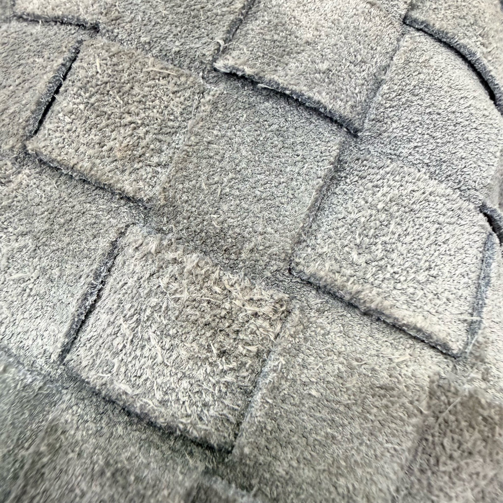 Bottega Veneta Alcantara Blue Satchel