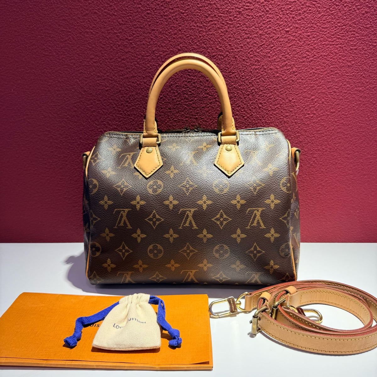 Louis Vuitton Speedy 25 Crossbody 25.0x 19.0x 15.0 cm M41113