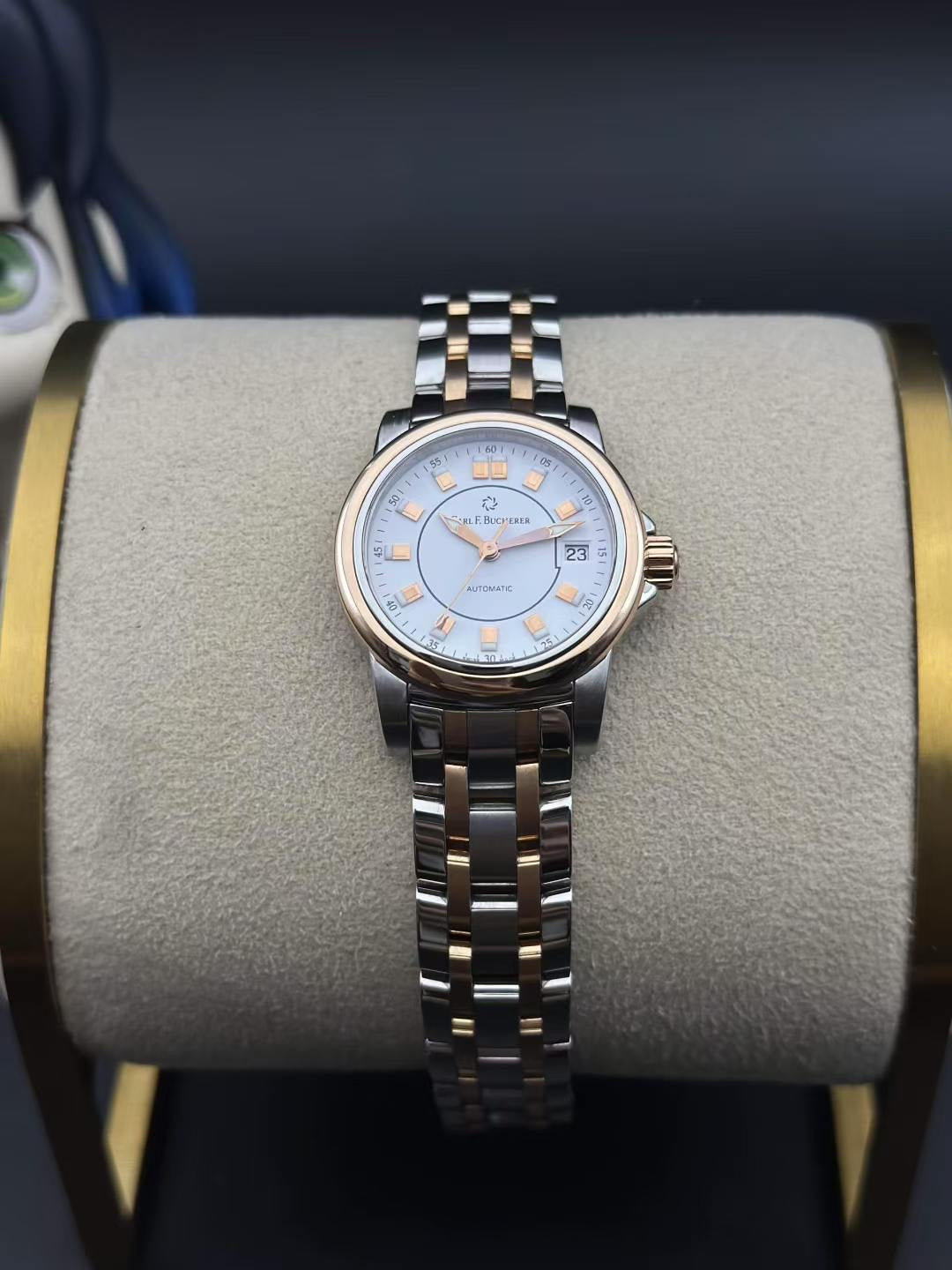 Carl F.Bucherer Pahlavi Rose gold Automatic (self-winding) watch 27 millimeters 00.10621.07.77.21