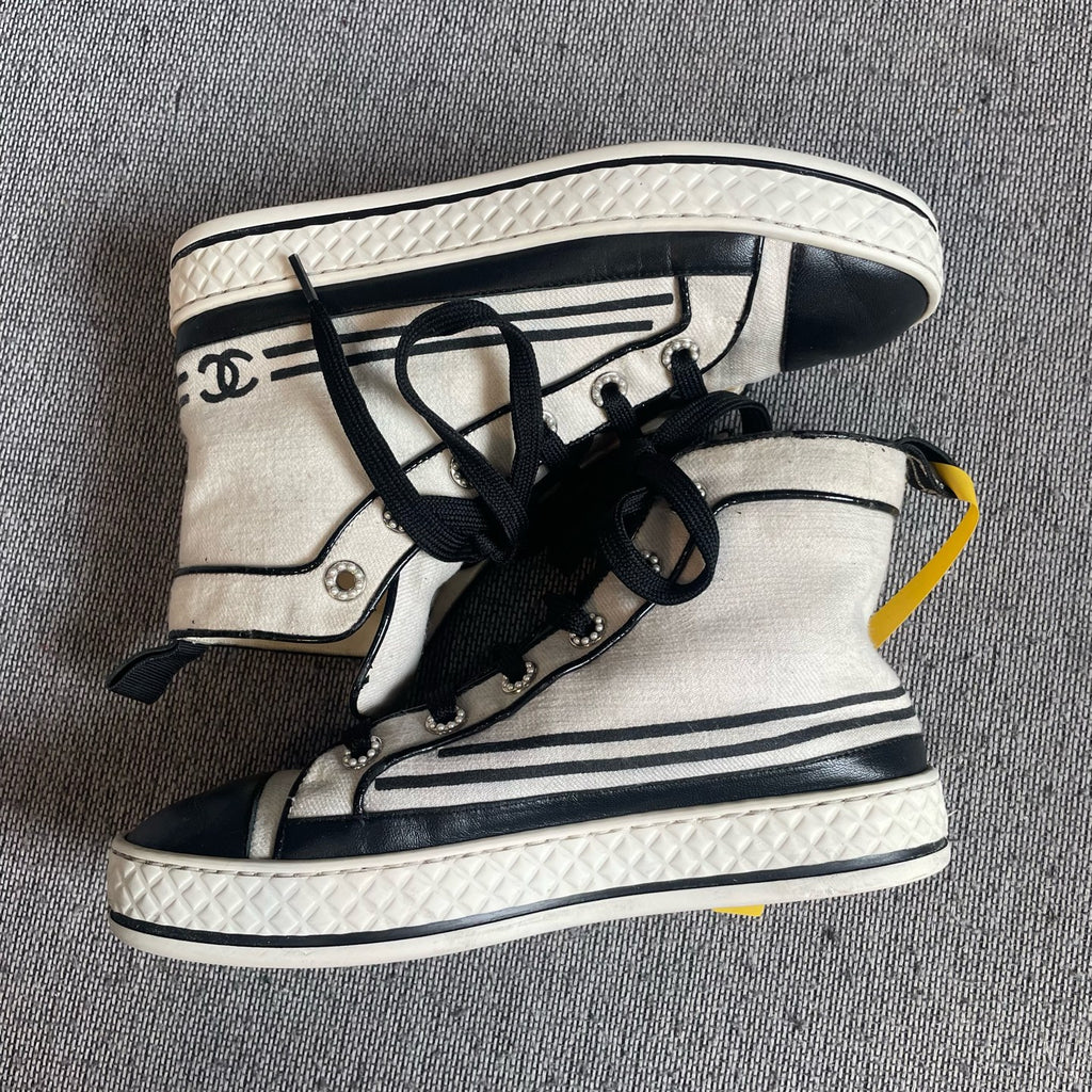 空白 Canvas White Skate shoes