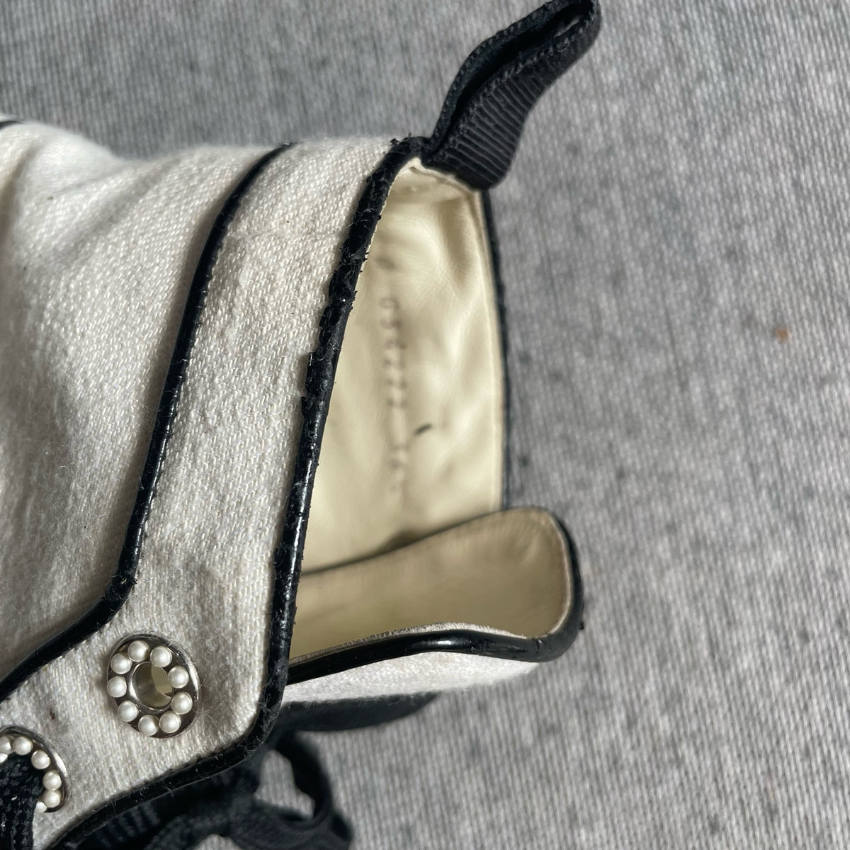 空白 Canvas White Skate shoes