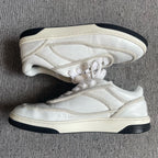 Chanel Leather White Skate shoes