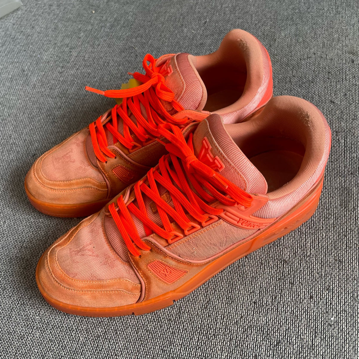 Louis Vuitton Orange Skate shoes