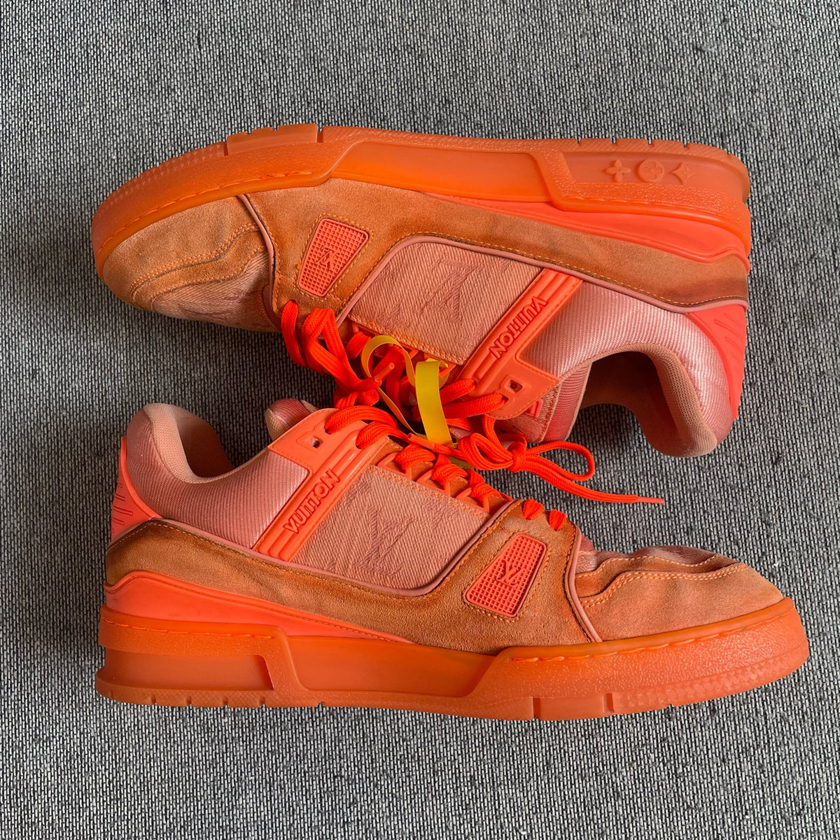 Louis Vuitton Orange Skate shoes