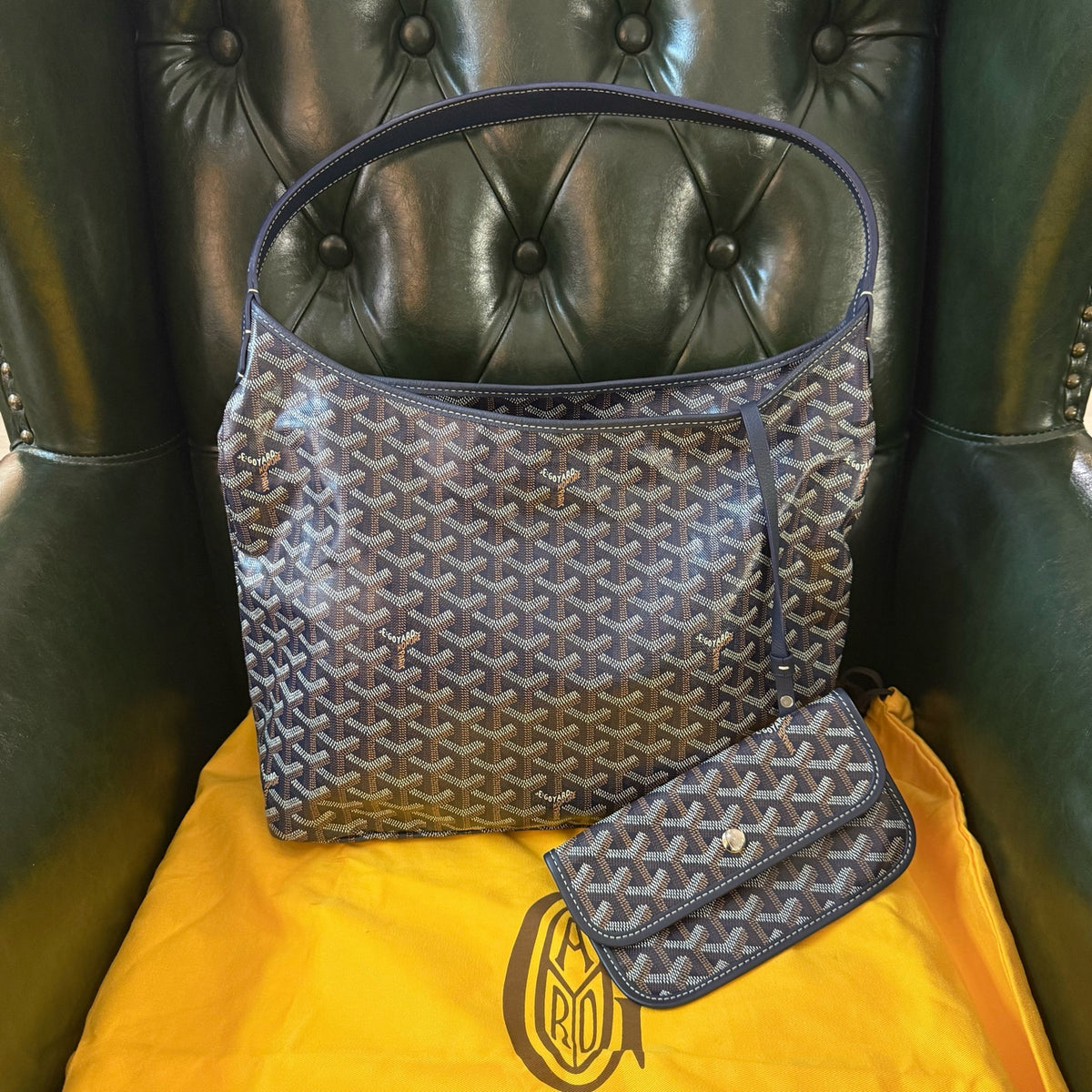 Goyard Blue Satchel