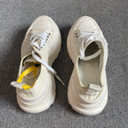 Alexander McQueen Canvas White Platform shoes