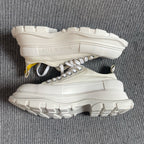 Alexander McQueen Canvas White Platform shoes