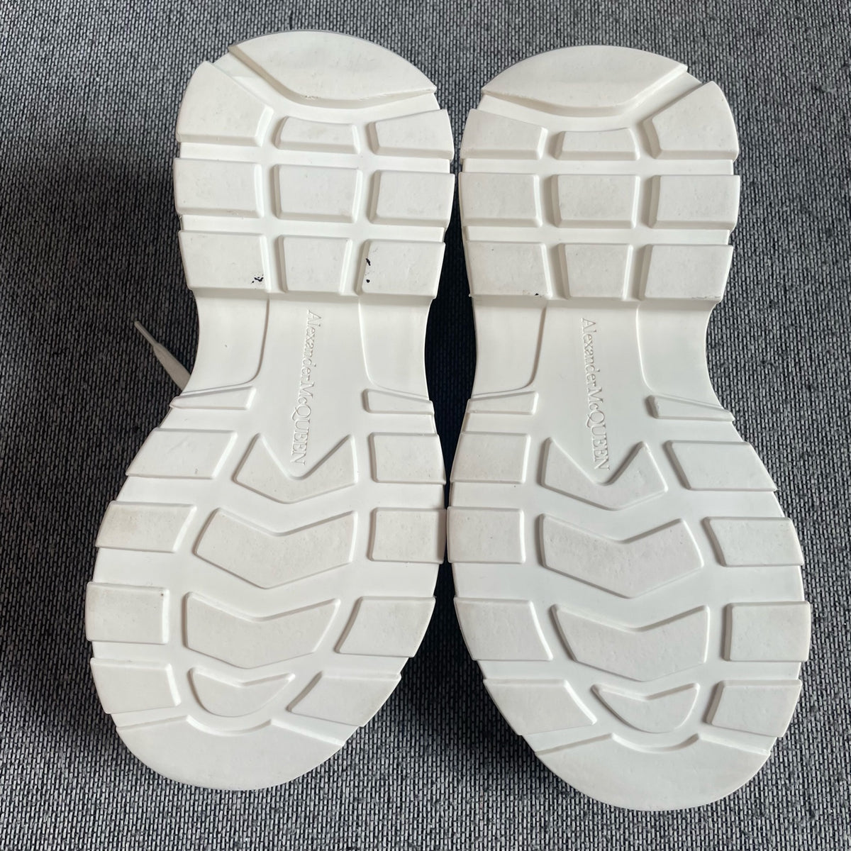 Alexander McQueen Canvas White Platform shoes