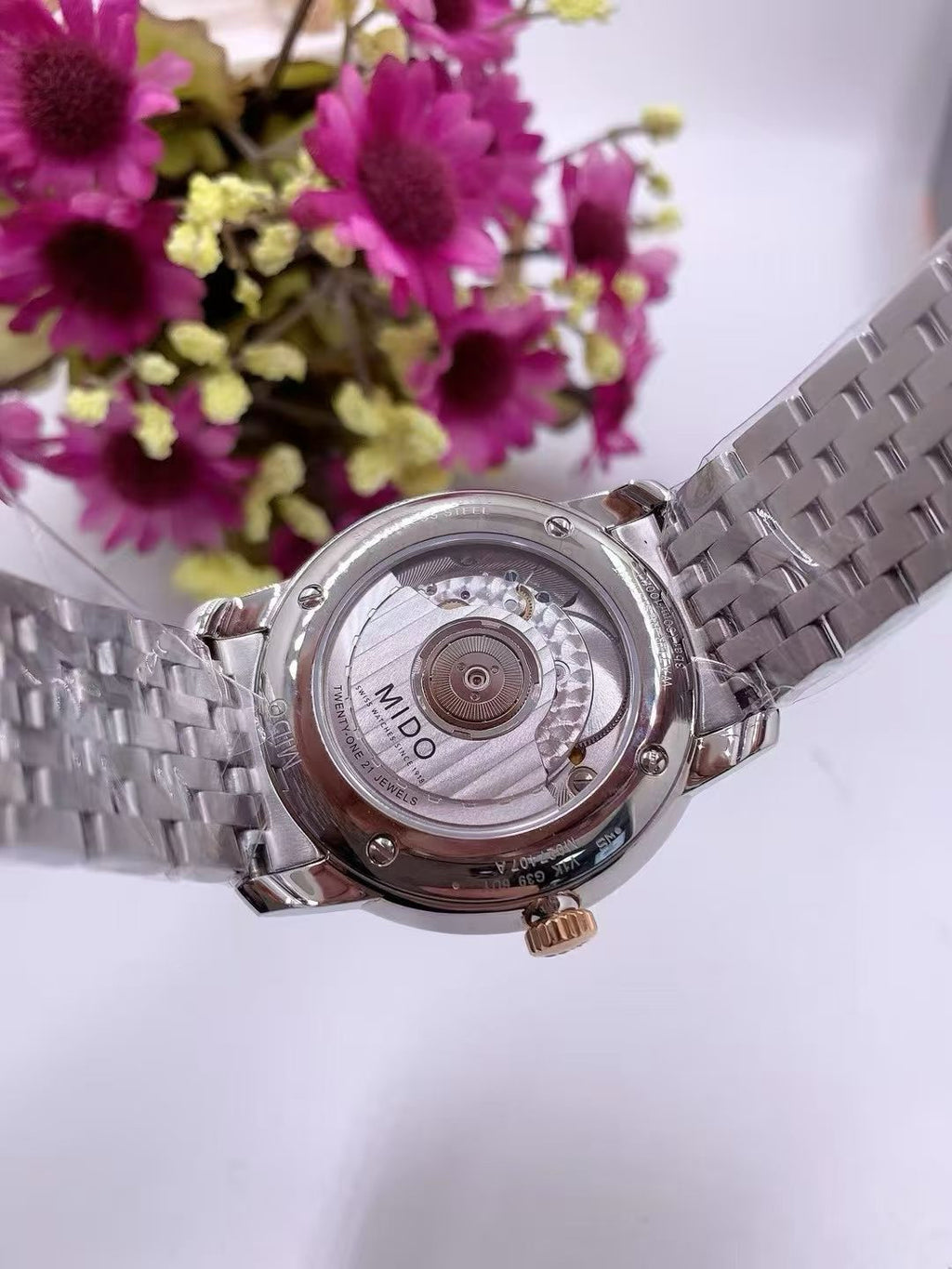 Mido Berenice Rose gold Automatic (self-winding) watch 39 millimeters M027.407.22.010.00