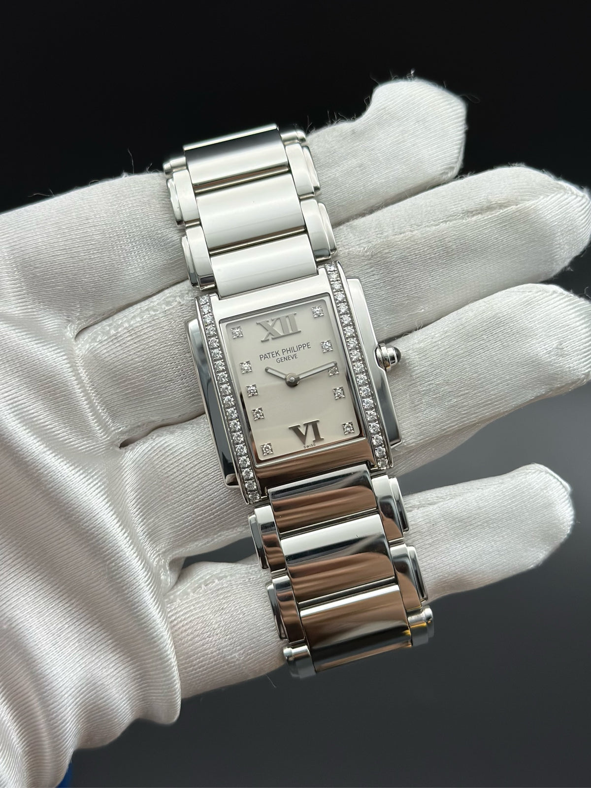 Patek Philippe White Quartz watch