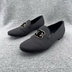 Chanel Metal Black Loafers