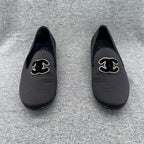 Chanel Metal Black Loafers
