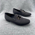 Chanel Metal Black Loafers