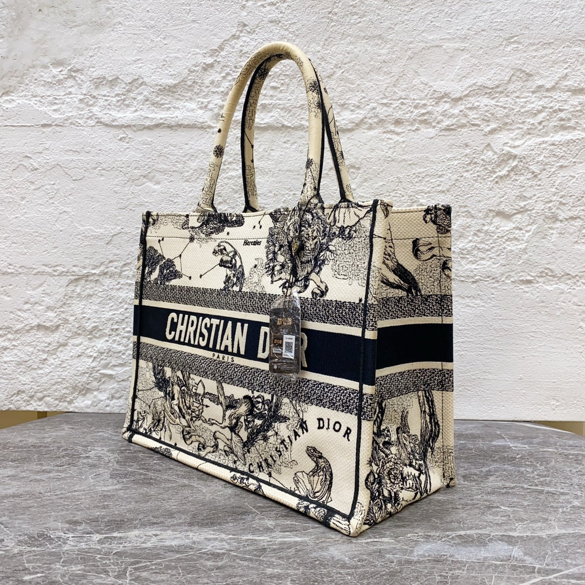 Dior White Tote