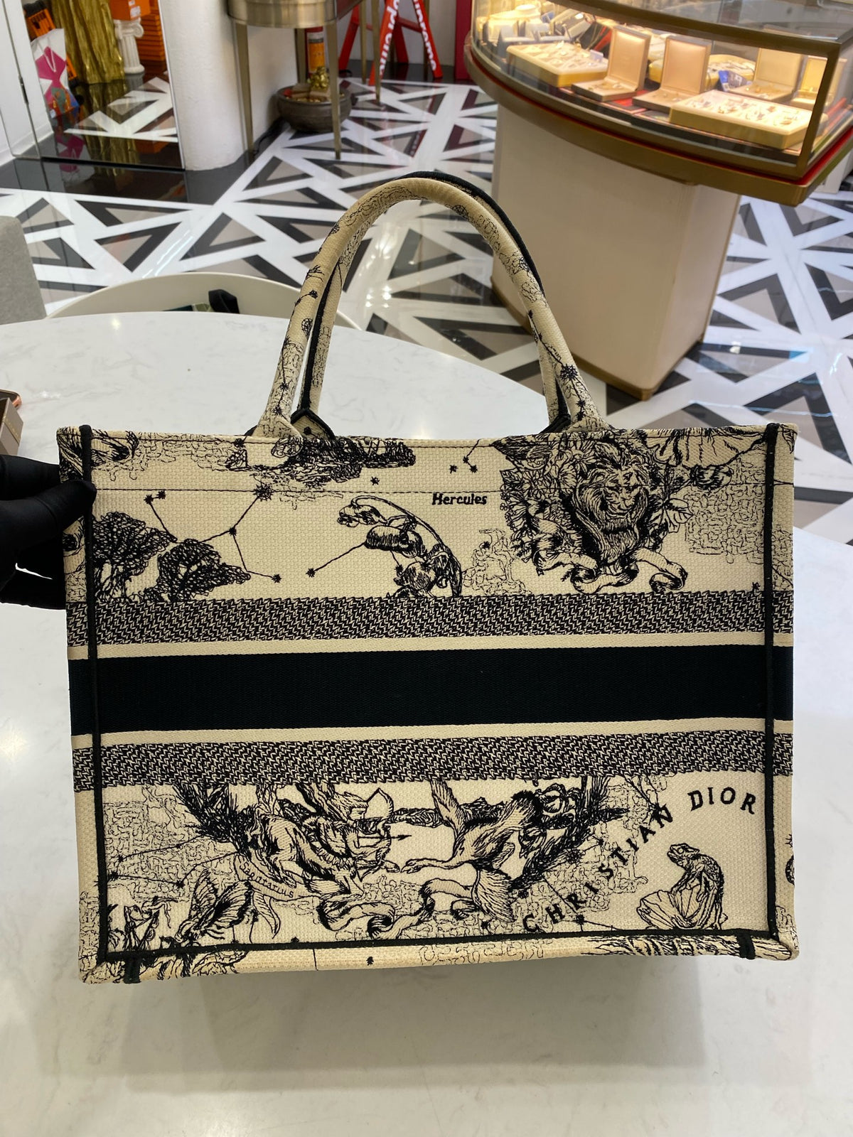 Dior White Tote