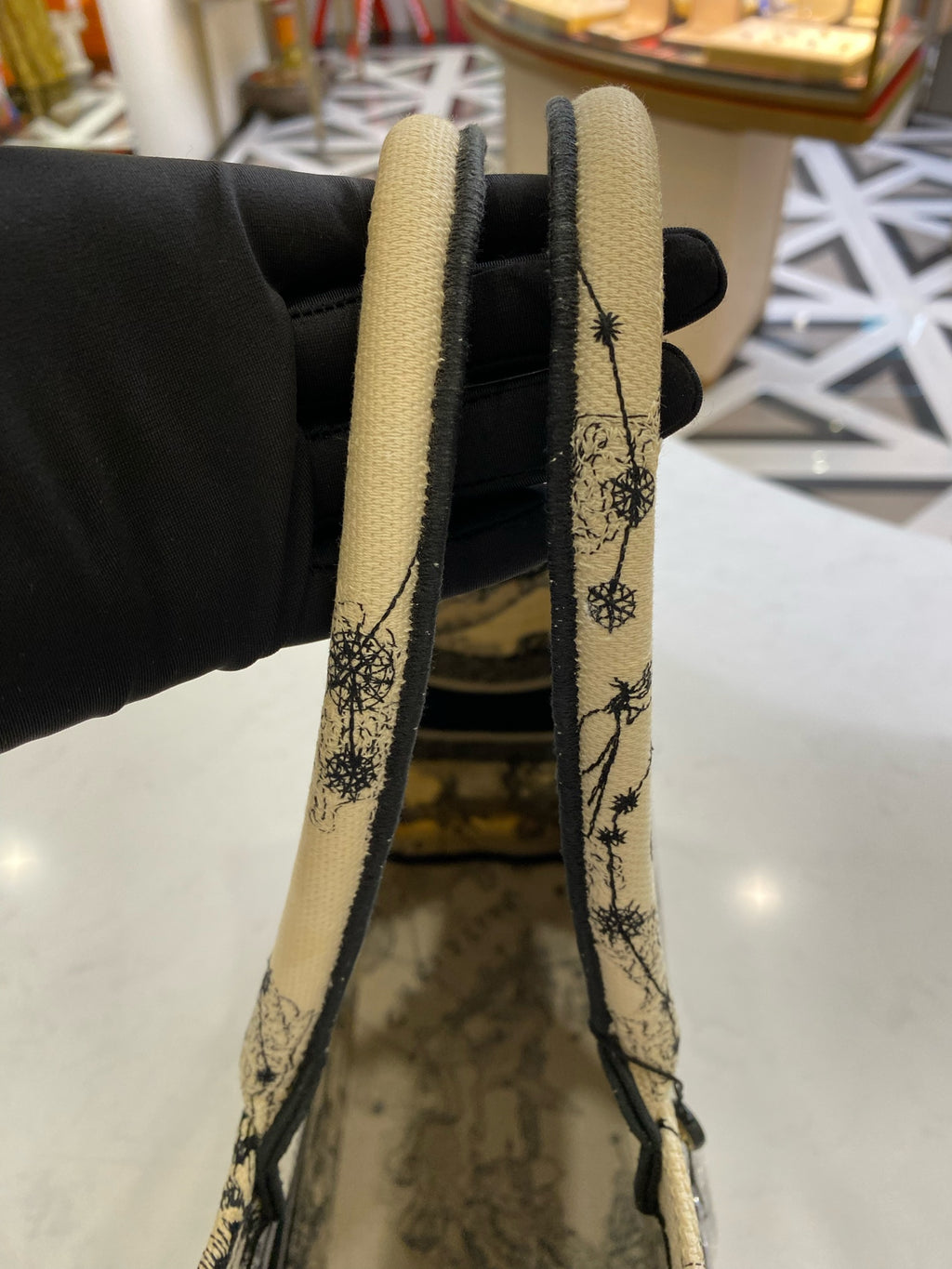 Dior White Tote