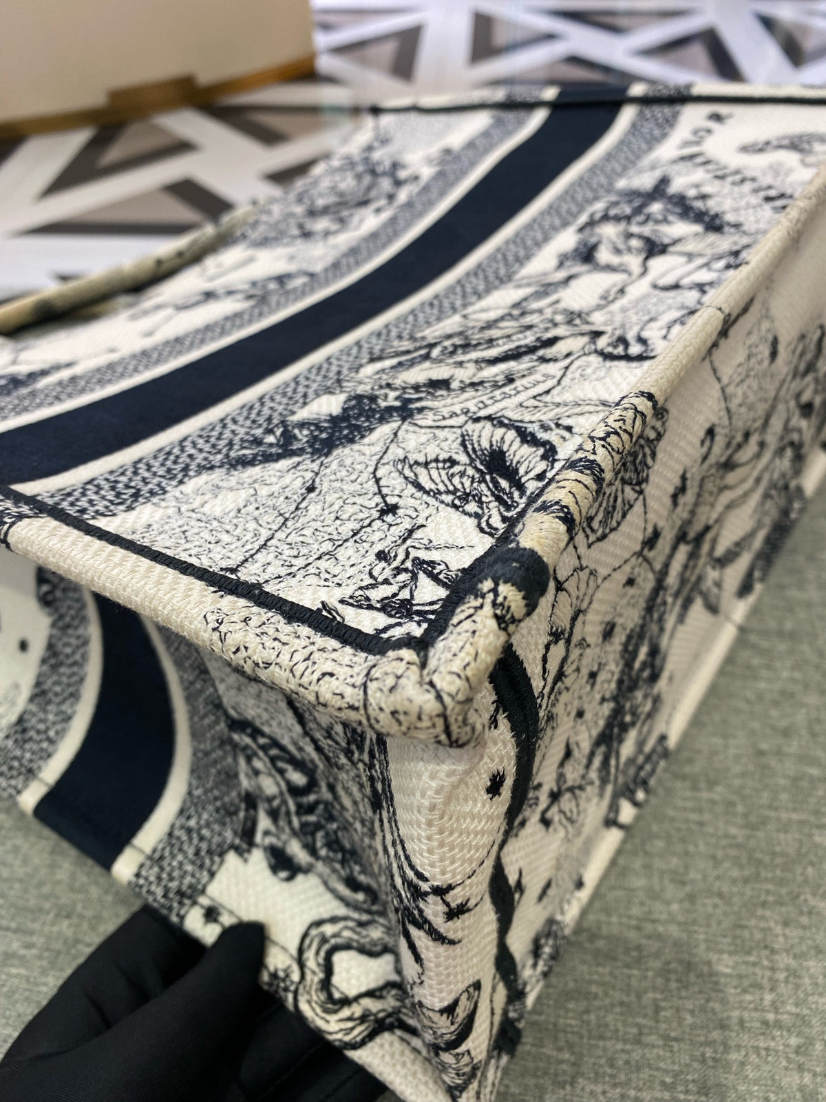 Dior White Tote