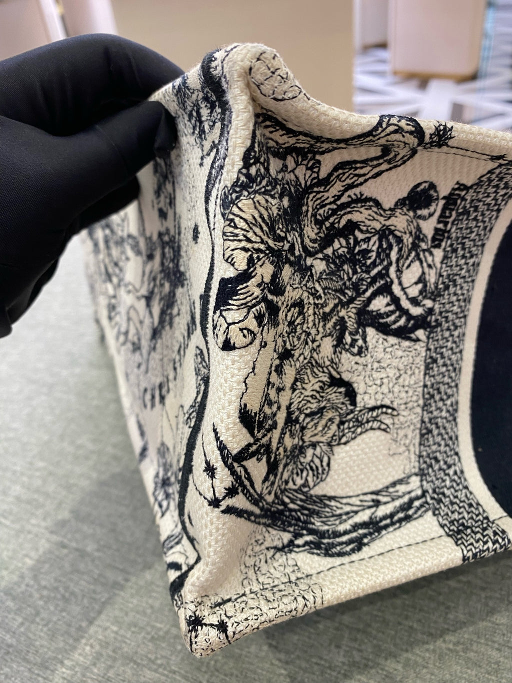 Dior White Tote