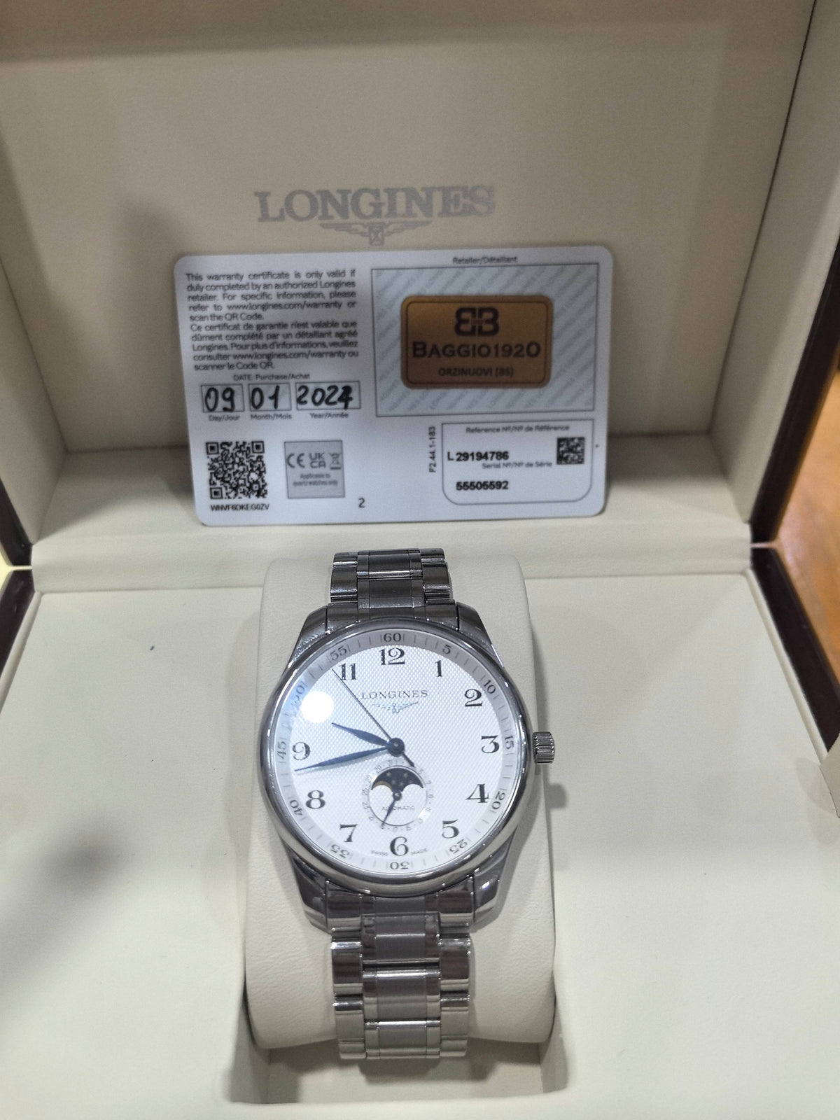 Longines Longines Master Collection Mechanical watch 42.00mm L2.919.4.78.6