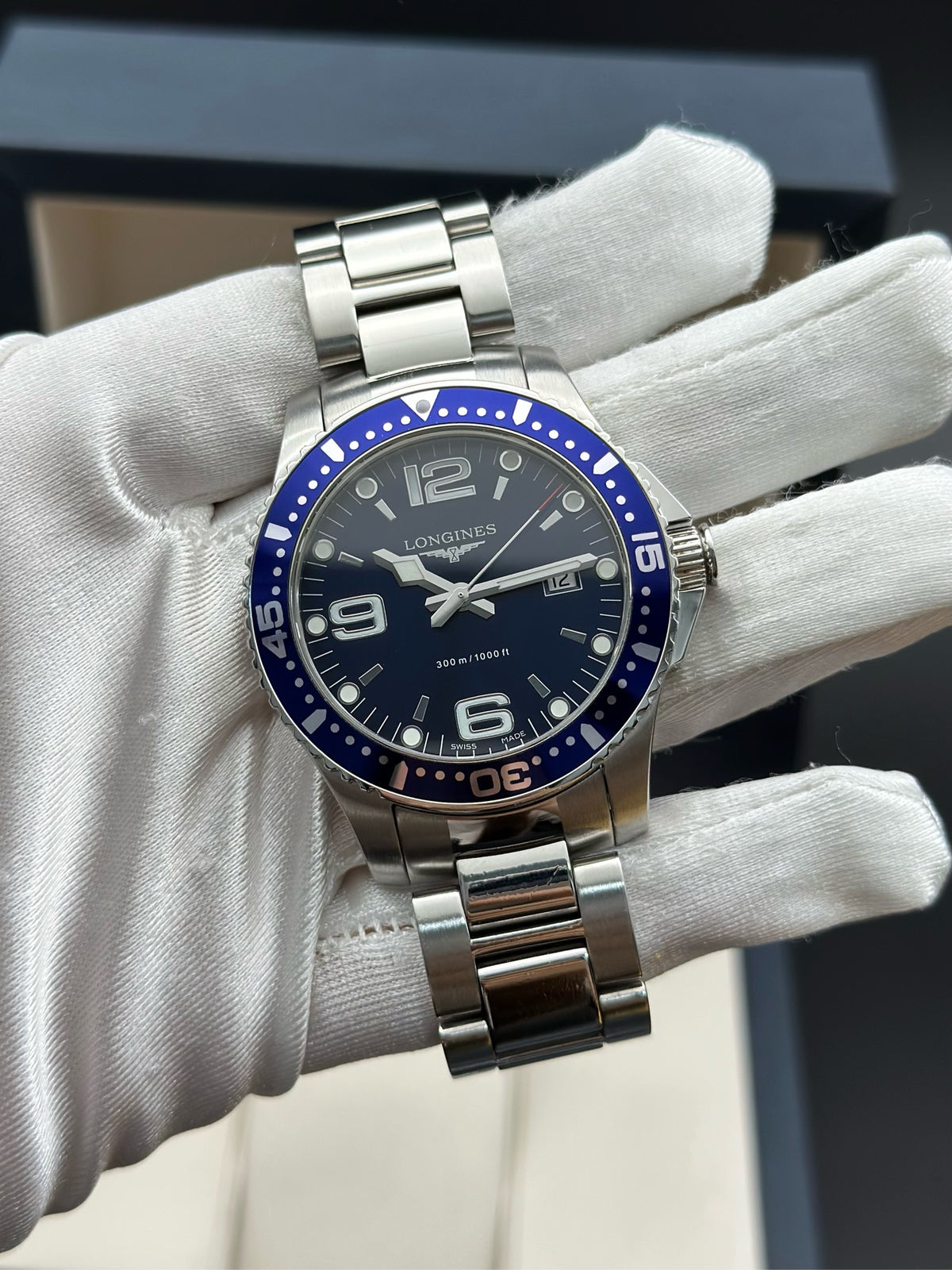 Longines Blue Quartz watch