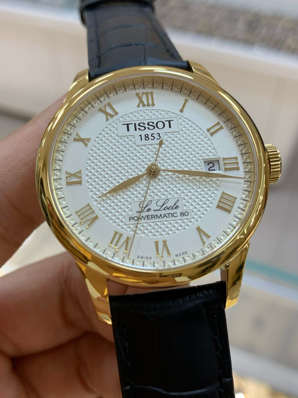 Tissot Classic White Automatic (self-winding) watch 39.3 millimeters T006.407.36.263.00