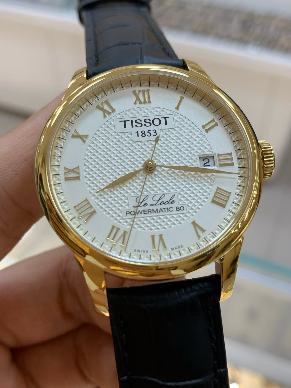 Tissot Classic White Automatic (self-winding) watch 39.3 millimeters T006.407.36.263.00