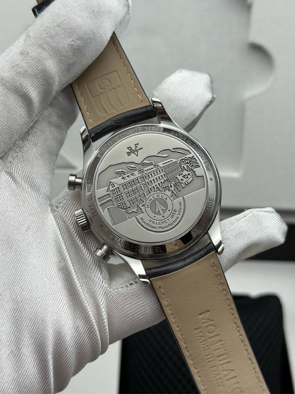 Montblanc White Automatic (self-winding) watch