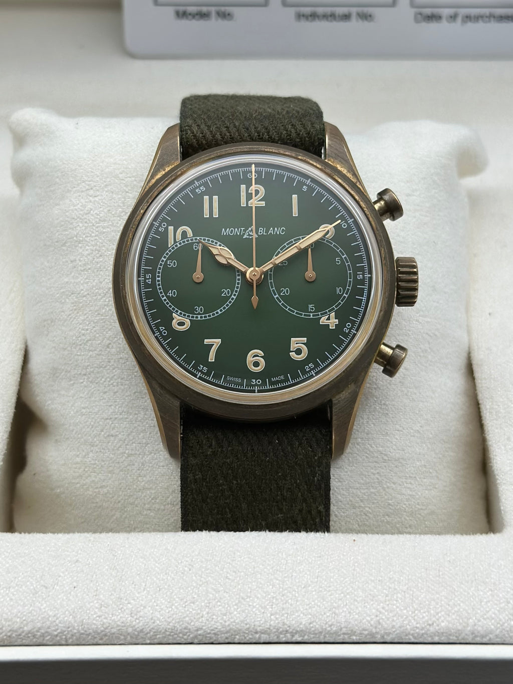 Montblanc Green Mechanical watch