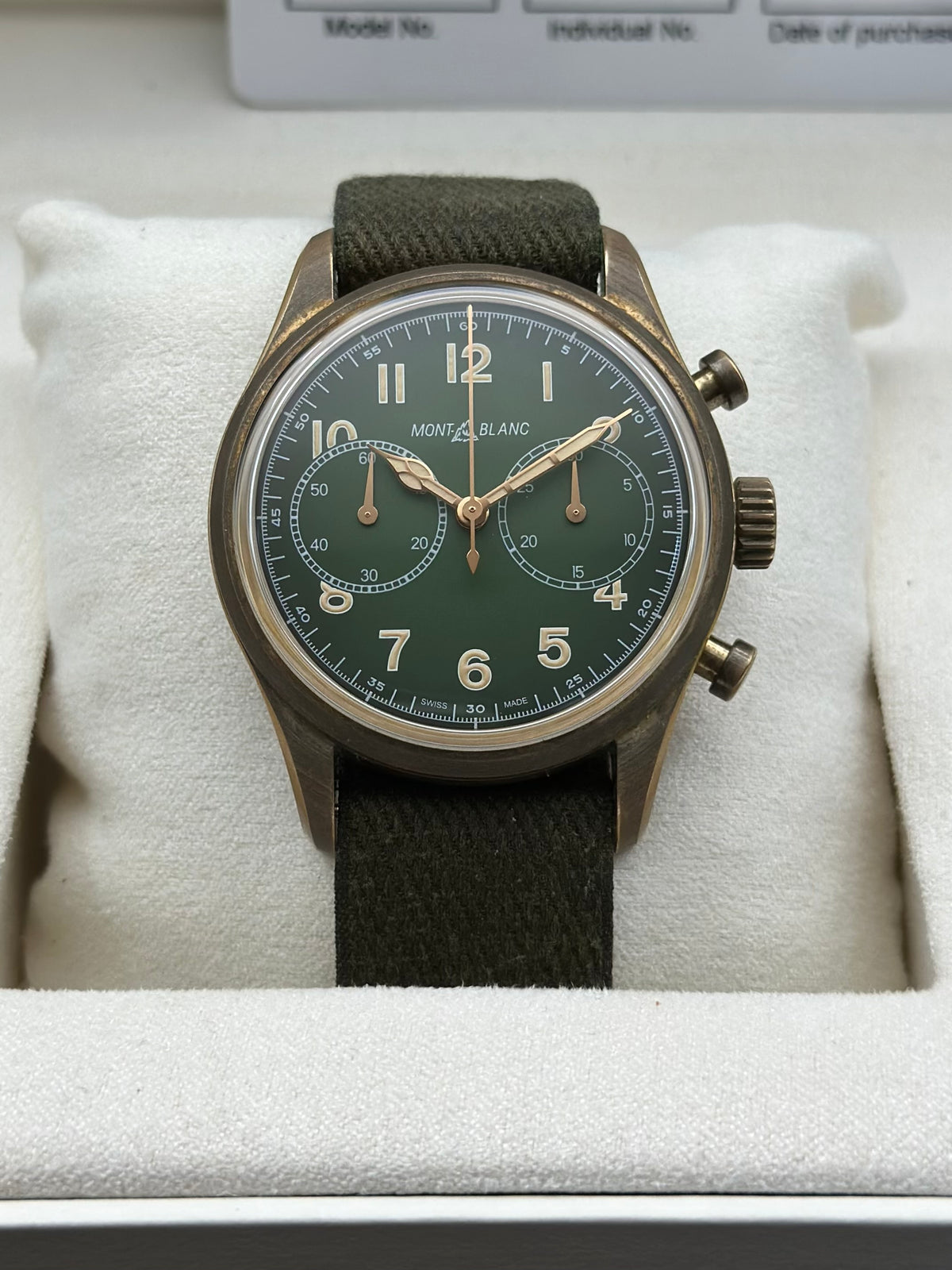 Montblanc Green Mechanical watch
